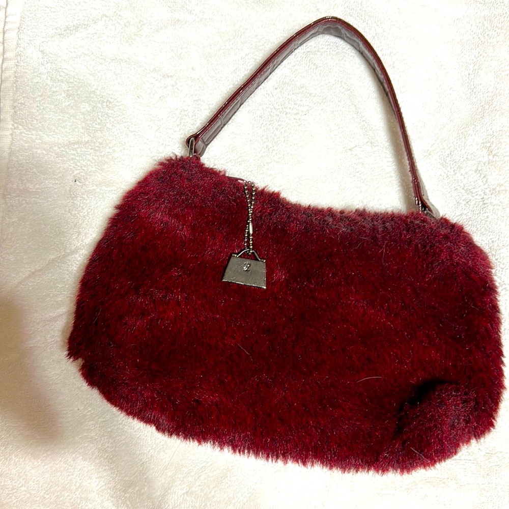 Cute little fuzzy bag